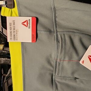 Reebok 7/8 high rise XL legging Dark forest